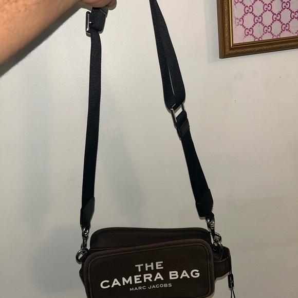 Marc Jacobs Black and Brown Camera Bag